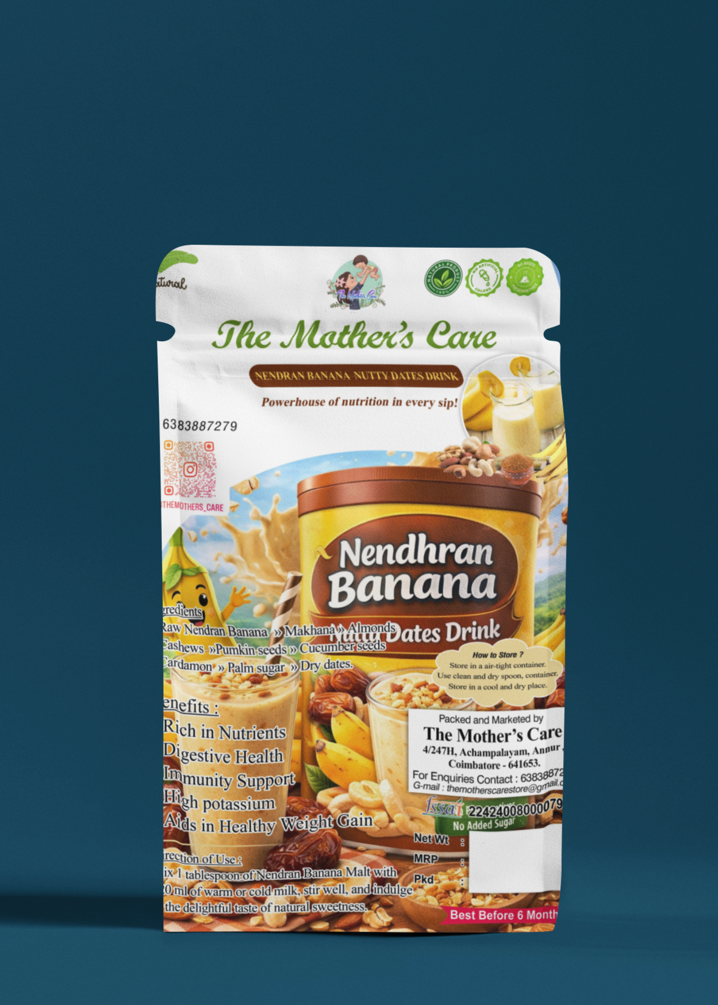 Nendran Banana Nutty Dates Drink